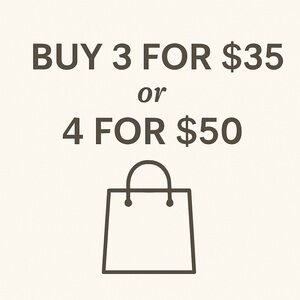 Promotional Offer Sign with 🛍️ icons